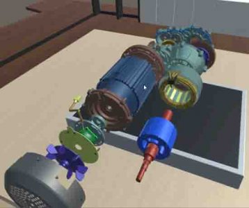 新能源汽車虛擬仿真教學軟件:電機仿真