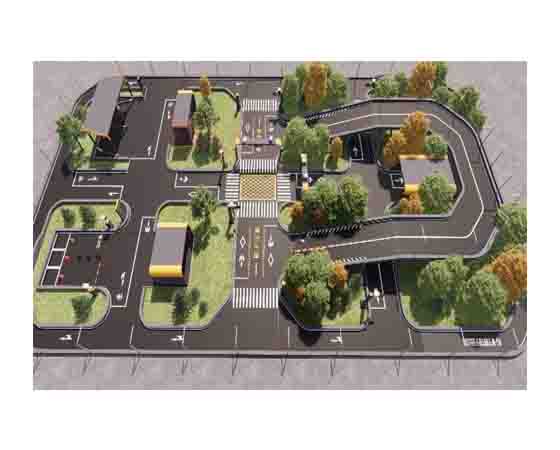 智能網聯車路協同仿真教學實訓沙盤