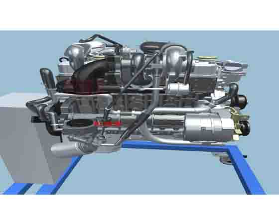 大眾系列發動機仿真教學軟件